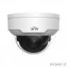 Uniview IPC322SB-DF28K-I0-RU Видеокамера IP купольная антивандальная, 1/2.8" 2 Мп КМОП @ 30 к/с, ИК-подсветка до 30м., LightHunter 0.001 Лк @F1.6, объектив 2.8 мм, WDR, 2D/3D DNR, Ultra 265, H.265, H.