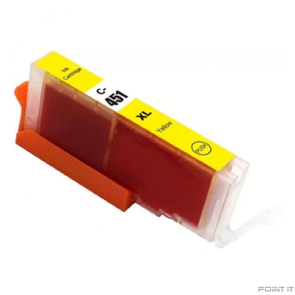 Струйный картридж NV Print CLI-451XL (NV-6475B001) Yellow для Canon Pixma iP7240/MG6340/MG5440 (12 мл)
