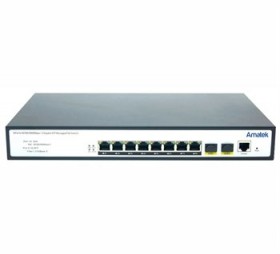 AN-SGM10P8A - 10-портовый гигабитный управляемый L2+ коммутатор с PoE до 120Вт