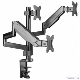 ONKRON G280 чёрный {Для трех экранов с диагональю 13&quot;-32&quot; Допустимая нагрузка: 3 x (1-8 кг) VESA: 75x75, 100x100 мм}