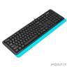 Клавиатура A4Tech Fstyler FKS10 черный/синий USB [1530196]
