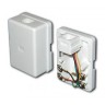 Розетка телефонная внешняя / 1 порт RJ-11(6p2c) / 2 контактная, белая, Netko