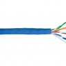 Кабель U/UTP4 cat.5e NETKO /4 пары 24 AWG BC / 305м / синий / одножильный "СКС", FLUKE TEST
