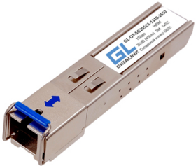 Модуль GIGALINK SFP, WDM, 1Гбит/c, одно волокно SM, SC, Tx:1550/Rx:1310 нм, 20дБ (до 40 км) (GL-31R)