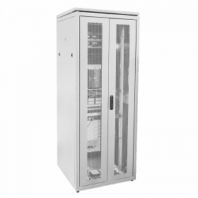  					ITK Шкаф сетевой 19 LINEA N 38U 800х800мм распашн. перф. дв. задн. перф. сер				 