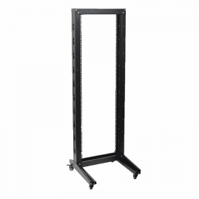  					ITK 19 однорамная стойка, 42U, 600x600, на роликах, черная				 