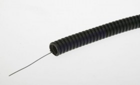 Труба гофрированная, ПНД, легкая, с зондом, наружный d50 мм, черная, 20м