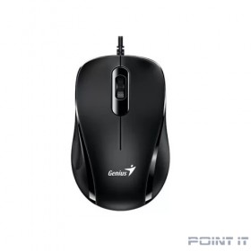 Мышь проводная Genius DX-101, Black, USB, разрешение 1200 DPI. Цвет: черный