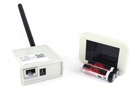 Комплект: Радиоканальный счетчик. Сенсоры RCount, ETHERNET модем сбора данных, ПО, кронштейны, Графит