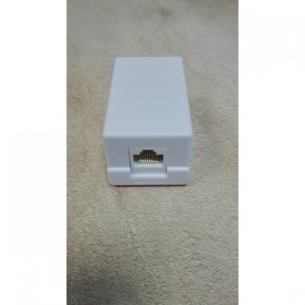 Розетка компьютерная внешняя 1хRJ45, неэкран, cat.5е, 110/Krone тип (Dual IDC) белая