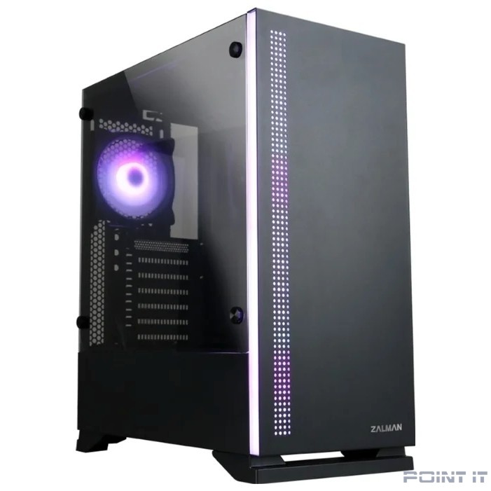Корпус MIDITOWER ATX W/O PSU S5 BLACK ZALMAN