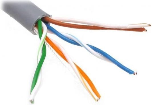 Кабель Technolink UTP4 cat.5е, одножильный / 305м / Cu