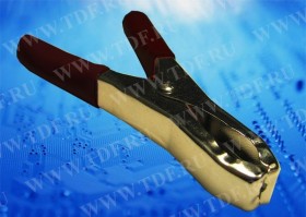 Зажим &quot;крокодил&quot;, 50A, черный, L=100±5мм, Netko