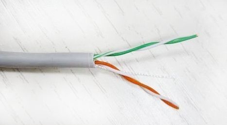Кабель Technolink UTP2 cat.5е, 305м, CCA, серый