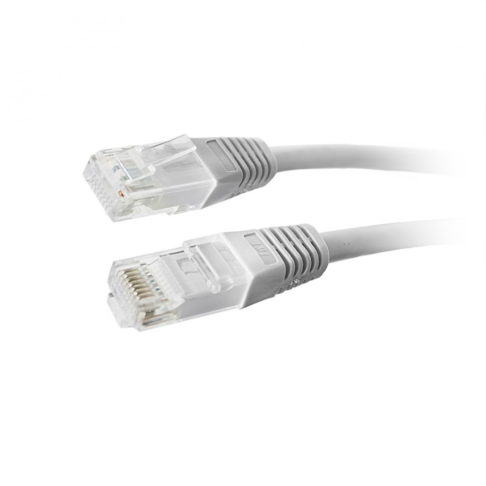 Патч-корд UTP4 cat.6, 5.0м, BC, серый