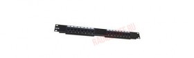 Патч-панель UTP, 19&quot;, 16 портов RJ45, cat.5е, 1U, Dual Type, &quot;L&quot;