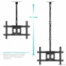 ONKRON N1L чёрный Для телевизоров диагональю 32"-70" Максимальная нагрузка: 68,2 кг VESA: 100x100, 100x200, 200x100, 200x200, 200x300, 200x400, 300x100, 300x200, 300x300, 300x400, 400x200, 400x300, 40