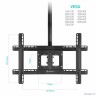 ONKRON N1L чёрный Для телевизоров диагональю 32"-70" Максимальная нагрузка: 68,2 кг VESA: 100x100, 100x200, 200x100, 200x200, 200x300, 200x400, 300x100, 300x200, 300x300, 300x400, 400x200, 400x300, 40