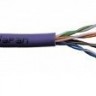 Кабель U/UTP4 cat.5e NETKO /4 пары 24 AWG BC / 305м / нг(А)-HF LSZH - малодымный, не содержащий галогенов; фиолетовый; одножильный "СКС",
