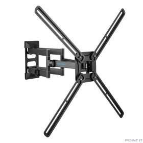 Kromax CORBEL-12 grey titan {32&quot;-75&quot;;  Максимальная нагрузка: 45 кг;  VESA: 200x200, 200х300, 200х400, 300х200, 300х300, 300х400, 400х200, 400х300, 400х400, 600х400 мм;  Наклон: +5°-12°Поворот: ±90°}