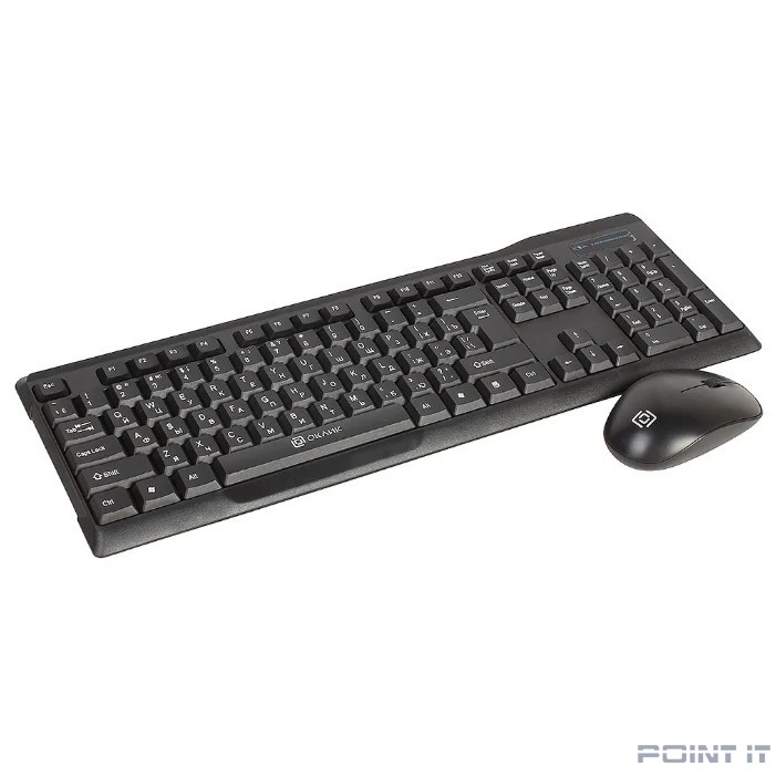 Клавиатура + мышь Oklick 230M Black, USB, беспроводные [412900]