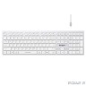 Клавиатура A4Tech Fstyler FBX50C белый USB беспроводная BT/Radio slim Multimedia (FBX50C WHITE)