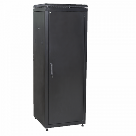  					ITK Шкаф сетевой 19 LINEA N 24U 600х800 мм металлическая передняя дверь черный				 