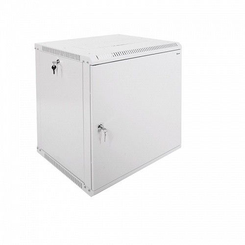 Шкаф телекоммуникационный настенный разборный ЭКОНОМ 12U (600x650) дверь металл