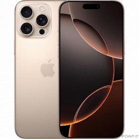 Смартфон APPLE IPhone 16 Pro Max/256 Гб RAM 8Гб золотой/Наличие WiFi/Наличие 3G/LTE/Наличие 4G/5G/NanoSIM + eSim MYWJ3J/A