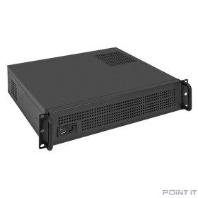 Exegate EX295925RUS Серверный корпус ExeGate Pro 2U380-03 &lt;RM 19&quot;, высота 2U, глубина 380, БП 600RADS, USB3.0&gt;