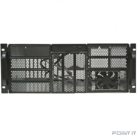 Procase Корпус 4U server case, 9x5.25+3HDD,черный,без блока питания,глубина 650мм,MB EATX 12&quot;x13&quot;, панель вентиляторов 3*120x25 PWM [RE411-D9H3-FE-65]
