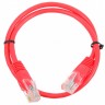 Патч-корд Netko СКС FTP4 cat.5e, 1.0м, литой коннектор, красный