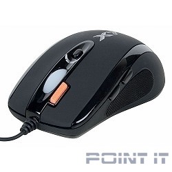 A4Tech X(7)-710BK (черный) USB, 2000dpi, встр. память 16Кб, 1000ГЦ, 7 кнопок. [94397]