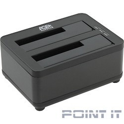 AgeStar 3UBT8  black Док-станция для HDD AgeStar 3UBT8 SATA III пластик/алюминий черный 2.5&quot;/3.5&quot;
