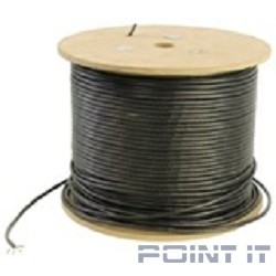 5bites US5505-305C(P)E Кабель  UTP / SOLID / 5E / 24AWG / COPPER / PVC+PE / BLACK / OUTDOOR / DRUM / 305M
