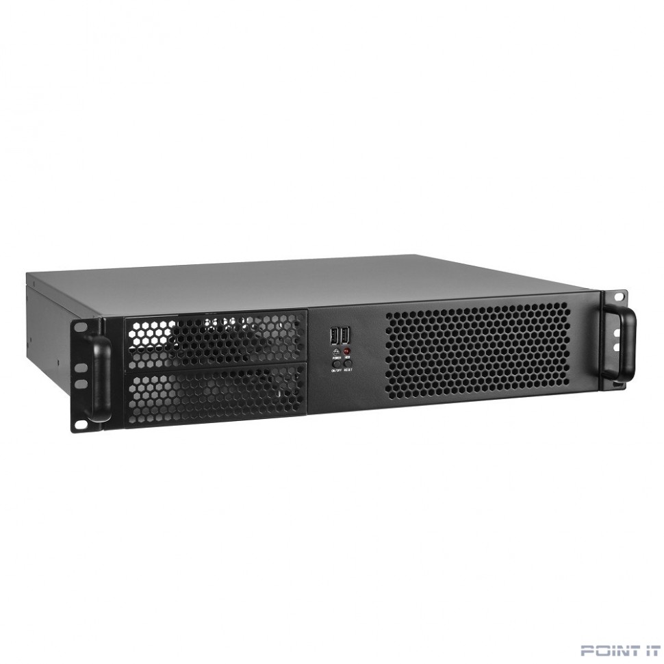 Exegate EX264959RUS Серверный корпус Exegate Pro 2U390-04 <RM 19", высота 2U, глубина 390, БП 600ADS, USB>
