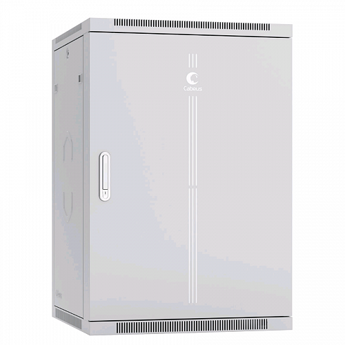 Шкаф телекоммуникационный настенный 19 18U 600x600x901mm (ШхГхВ) дверь металл