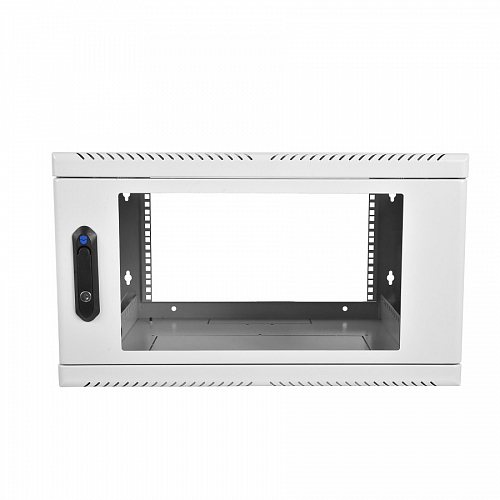 Шкаф телекоммуникационный настенный 12U (600x480) дверь стекло
