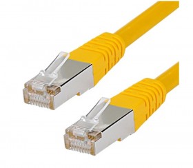 Патч-корд Netko СКС FTP4 cat.5e, 2.0м, BC, желтый