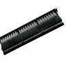 Патч-панель UTP, 19", 48 портов RJ45, cat.5е, 1U, Dual Type, компактная, Netko СКС, "J"