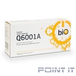 Bion Q6001A Картридж для HP Color LaserJet 1600/2600N/M1015/M1017, голубой 2000 Стр.  [Бион]