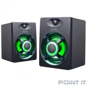 Perfeo колонки &quot;OREOL&quot;, 2.0, мощность 2х3 Вт, LED подсветка 7 цв., чёрн, USB 