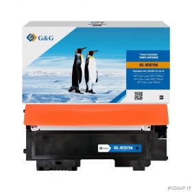 Тонер-картридж G&amp;G, аналог HP W2070A/117A черный 1k с чипом