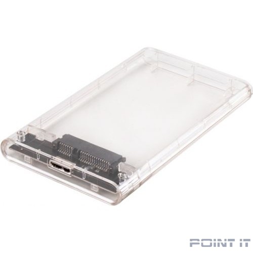 AgeStar USB 3.0 Внешний корпус 2.5&quot; SATAIII HDD/SSD AgeStar 3UB2P4 (TRANSPARENCY) пластик, прозрачный {50} (672691)(17312)