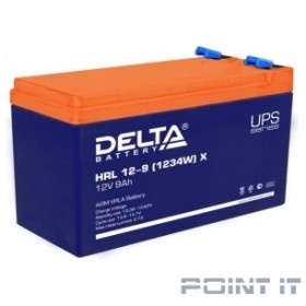 Delta HRL 12-9 X (9А\ч, 12В) свинцово- кислотный  аккумулятор