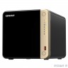 Сетевое хранилище без дисков/ SMB QNAPTS-464-8G NAS 4 HDD trays, 4-core Intel Celeron N5105/N5095 2.0-2.9 GHz, 8 GB RAM (1 x 8 GB) up to 16 GB (2 x 8GB), 2x2.5 Gigabit Ethernet , 2xUSB 3.2 Gen 2 (10Gb