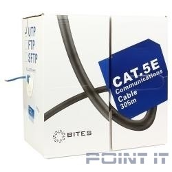 5bites US5505-305A(BL) Кабель  UTP / SOLID / 5E / 24AWG / CCA / PVC / BLUE / 305M