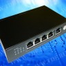 PoE, коммутатор, настольный, 5 портовый, 4 PoE 802.3at 100Mbit порта, 1 100Mbit, черный