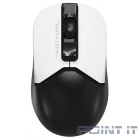 A-4Tech Мышь Fstyler FB12 черный/белый оптическая (1200dpi) беспроводная BT/Radio USB (3but) [1595332]