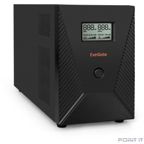 EP287660RUS ИБП ExeGate SpecialPro Smart LLB-3000.LCD.AVR.EURO.RJ.USB &lt;3000VA/1800W, LCD, AVR,4евро,RJ45/11,USB&gt;